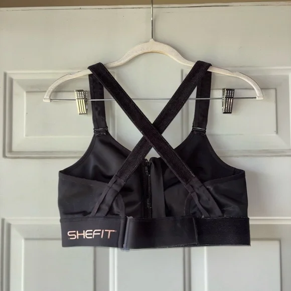 SheFit black sports bra size S - Picture 3 of 3